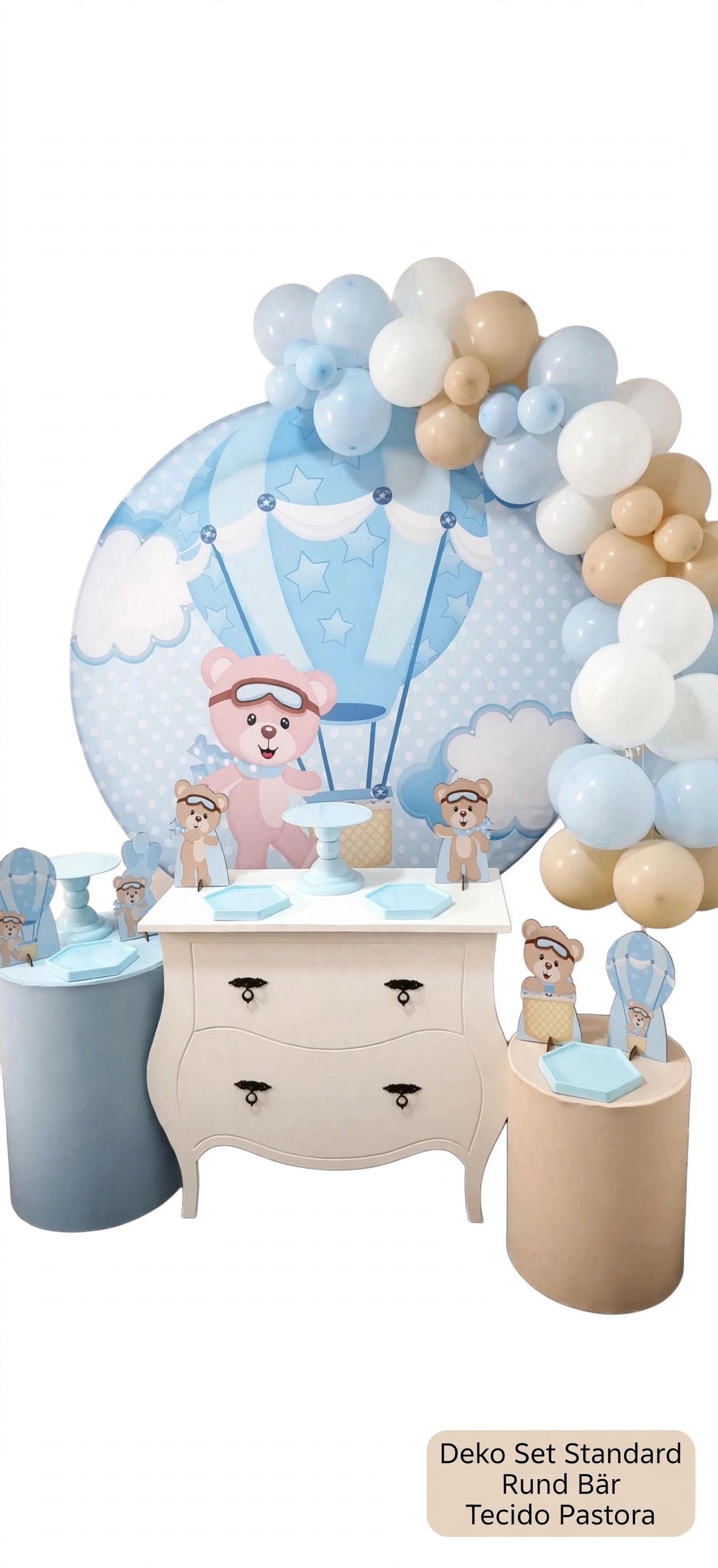 Party deko set standart Teddy ballon schaf