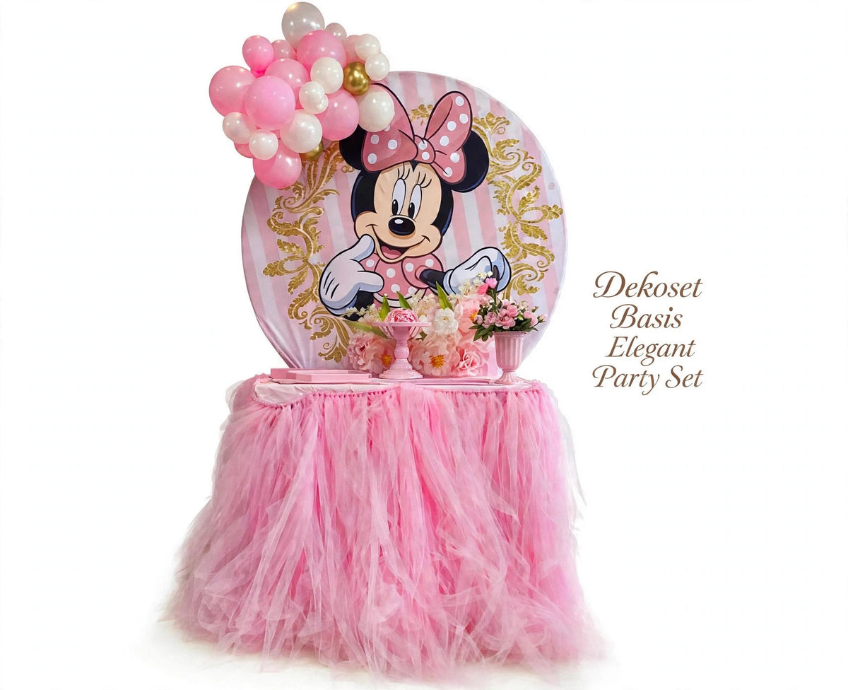 Minnie Mouse Party-Deko-Set für Kindergeburtstage