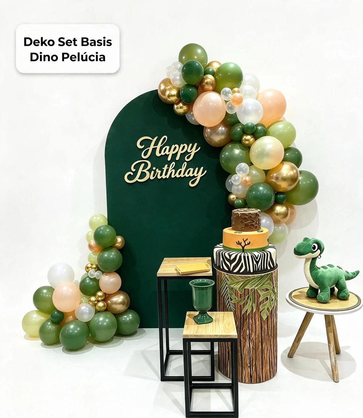 KinderGeburtstag deko-Dino deko-party party fix fertig mit augeblasen Ballons kindergeburtstag deko
