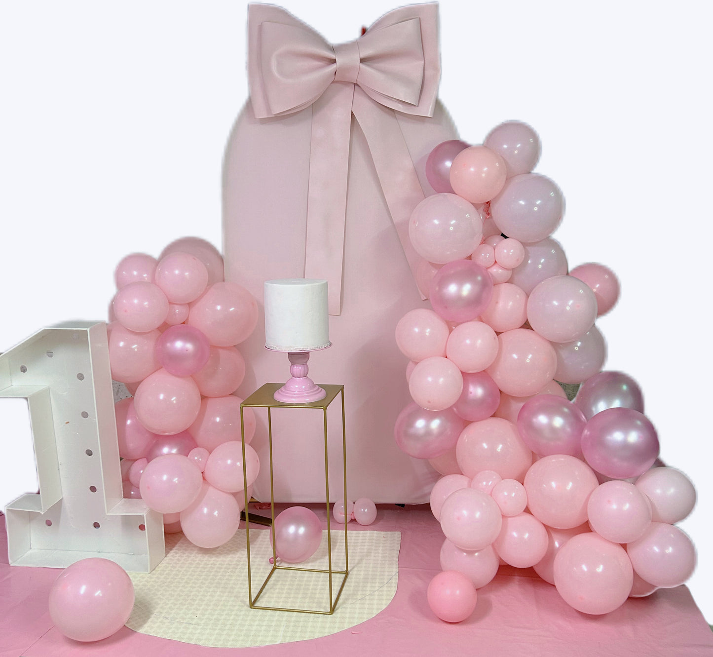 Kindergeburtstag dekoration schleife decor set + ballon
