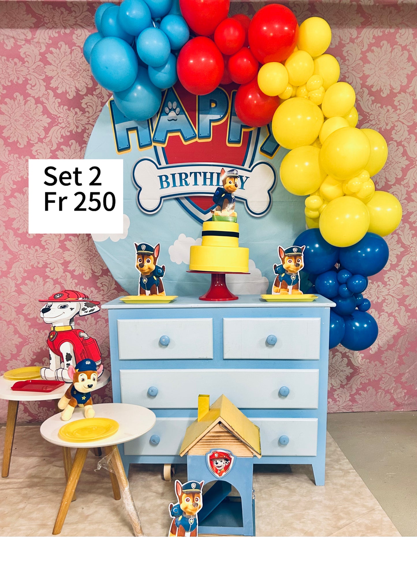 KinderGeburtstag deko foto em Zürich.Paw patrol deko, deko kindergeburtstags, Ballon zürich, Ballon Luzern
Paw patrol deko foto