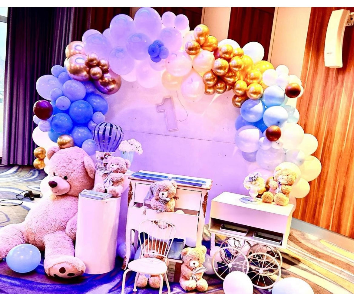 Teddy Party dekoration mit Montage inclusive