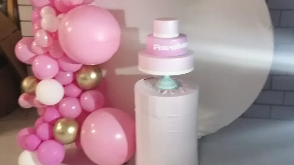 Party Dekoration Liso , 1,30 m breit, Zylindertisch