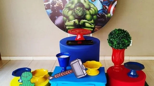 Kindergeburtstag deko Superhelden-Thema!