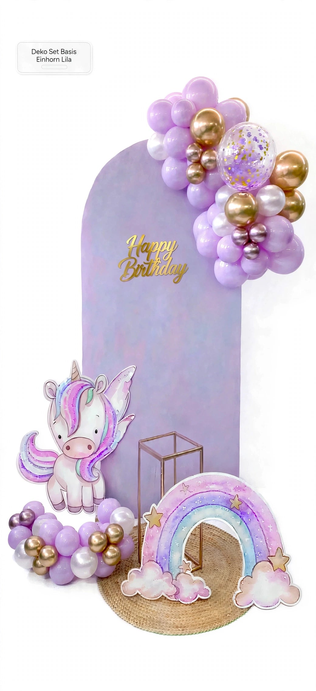 Kindergeburtag Deko deko set Einhorn