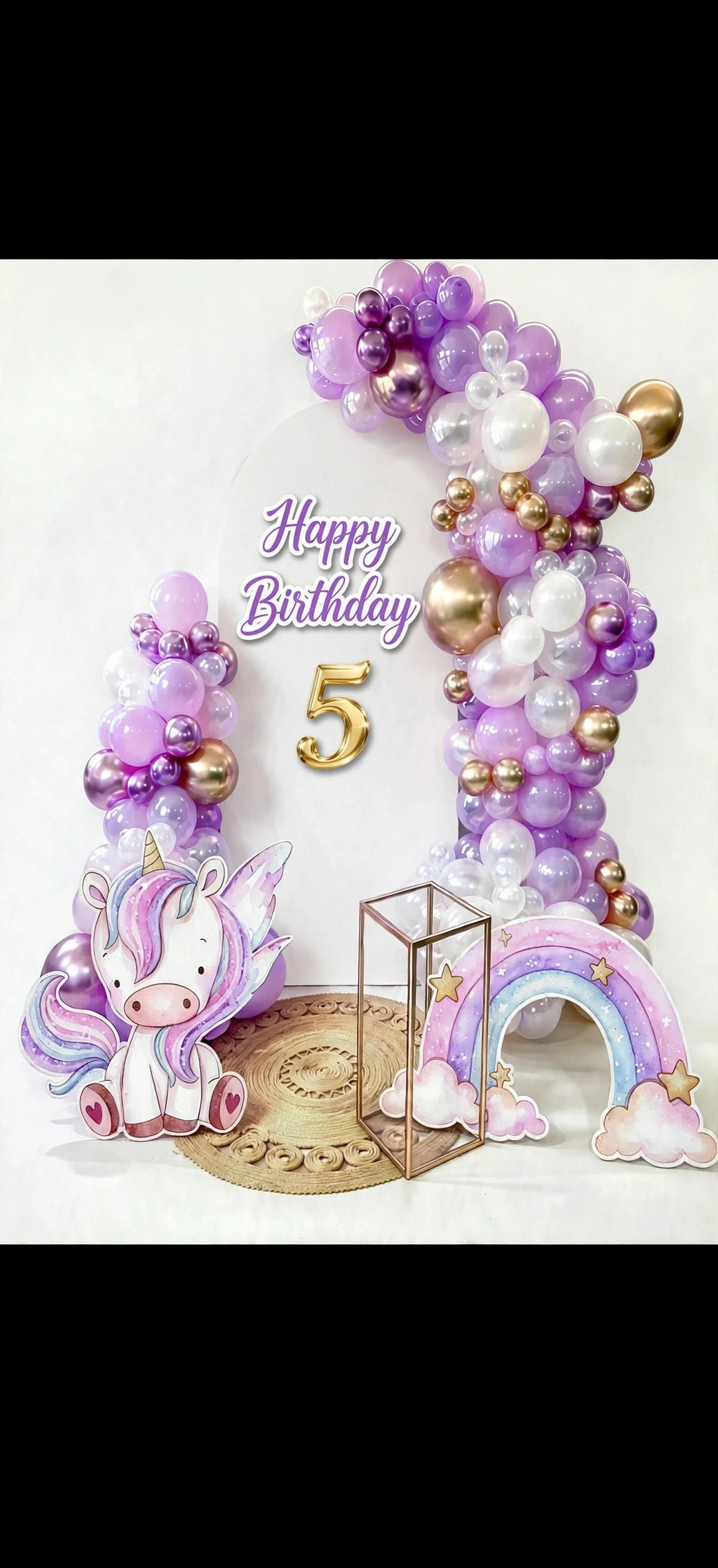 Kindergeburtag Deko deko set Einhorn