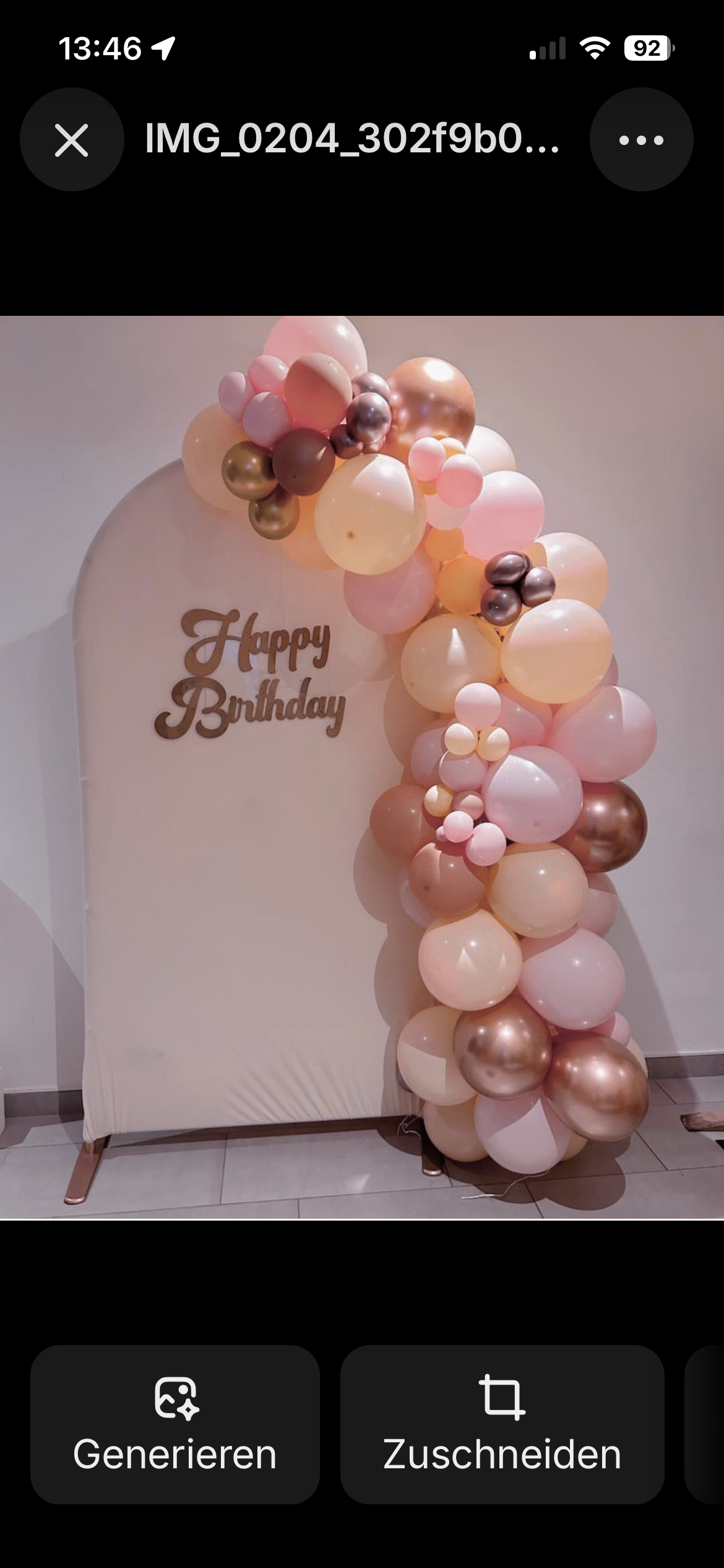 Partydeko set Bombril1 ron  1 metro Rose Gold