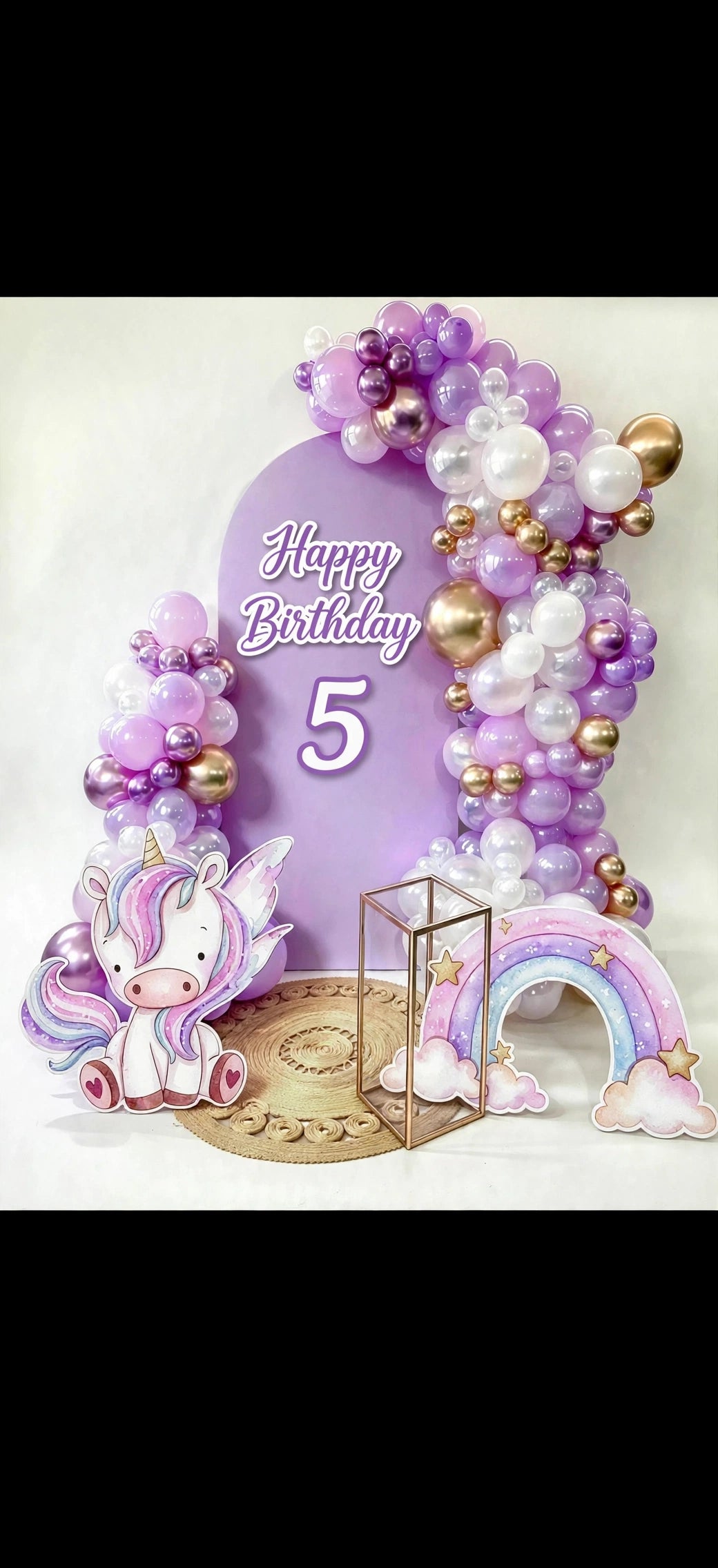Kindergeburtag Deko deko set Einhorn