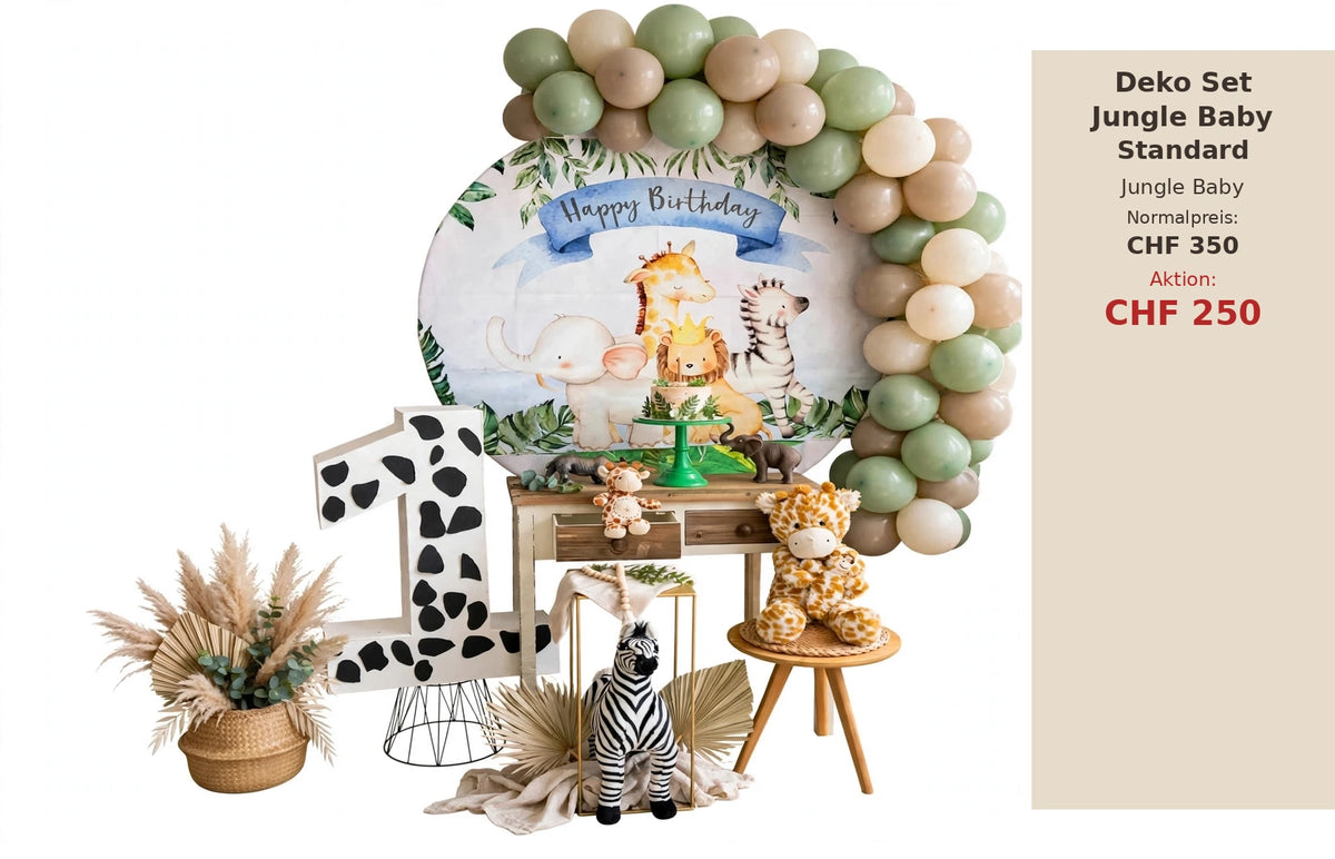 KinderGeburtstag deko set Dschu baby 2