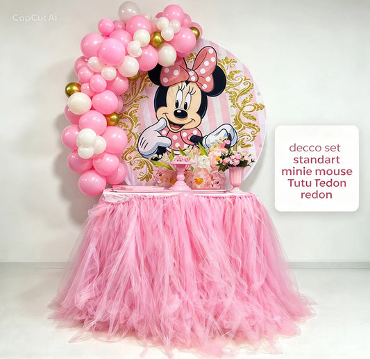Minnie Mouse Party-Deko-Set für Kindergeburtstage